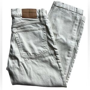 Lucky Brand Relaxed Taper Jeans Cropped Size 26